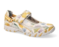 chaussure allrounder Ballerines niro motif jaune